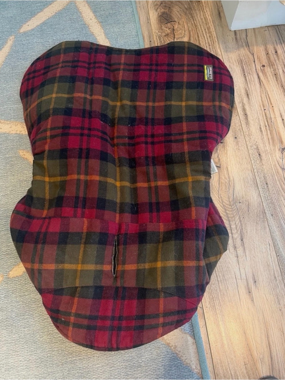 L.L. Bean reversible dog coat